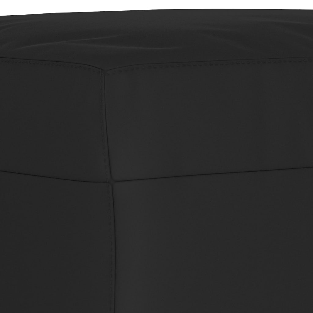 Sitzbank Schwarz 70x35x41 cm Mikrofasergewebe