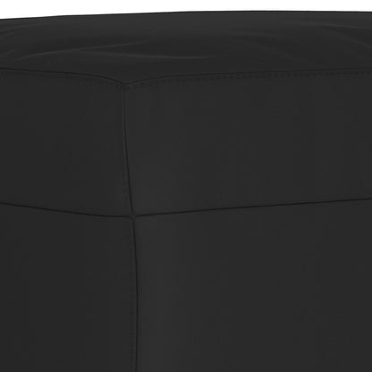 Sitzbank Schwarz 70x35x41 cm Mikrofasergewebe