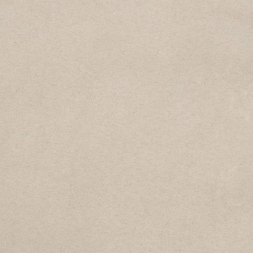 Sitzbank Creme 70x35x41 cm Mikrofasergewebe