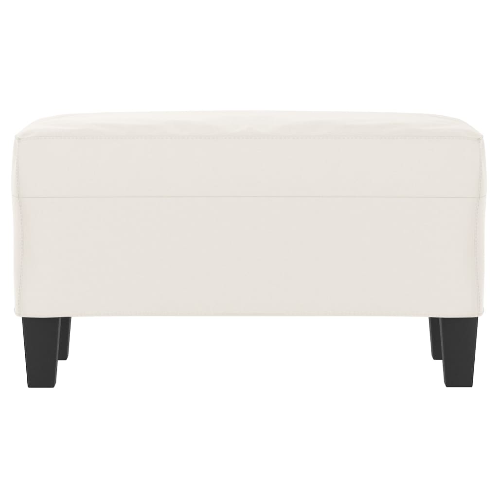Sitzbank Beige 70x35x41 cm Mikrofasergewebe