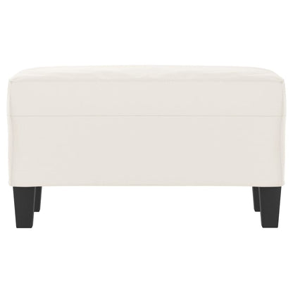 Sitzbank Beige 70x35x41 cm Mikrofasergewebe