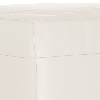 Sitzbank Beige 70x35x41 cm Mikrofasergewebe