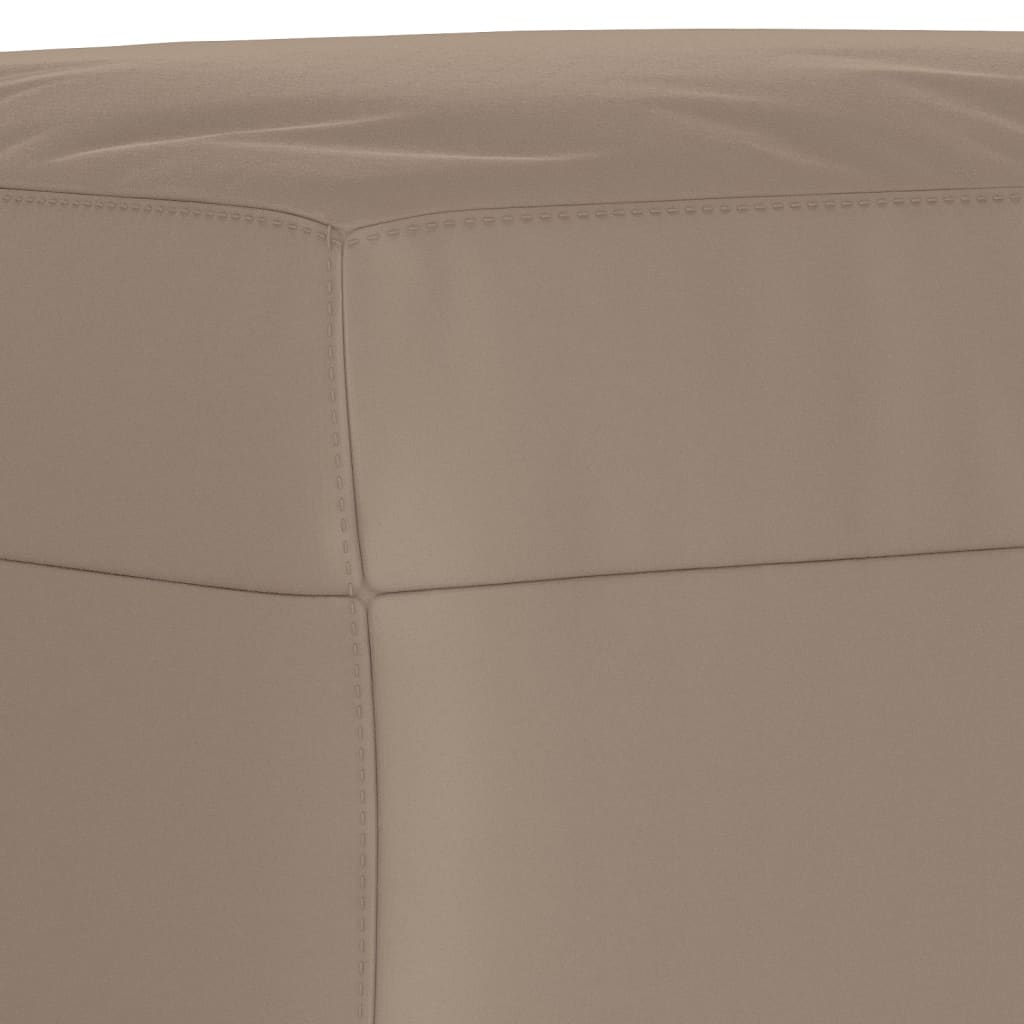 Sitzbank Taupe 100x35x41 cm Mikrofasergewebe