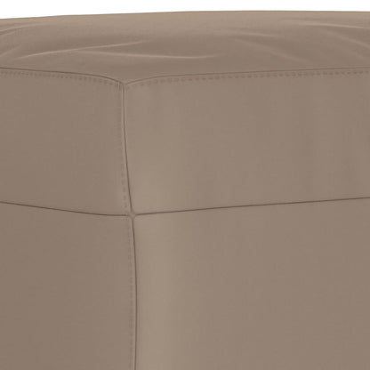 Sitzbank Taupe 100x35x41 cm Mikrofasergewebe