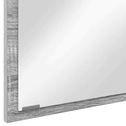 Spiegel Wandmontiert Grau Sonoma 90 x 8.5 x 37 cm Holzwerkstoff
