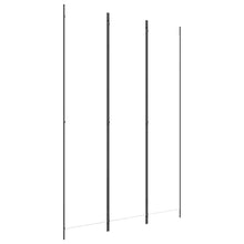 3-tlg. Paravent Weiß 150x220 cm Stoff