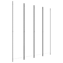 4-tlg. Paravent Weiß 200x220 cm Stoff