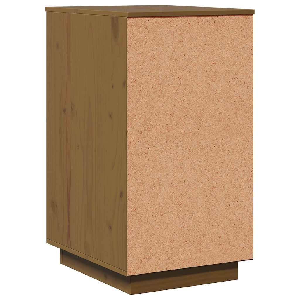 Schreibtisch-Schrank Honigbraun 40x50x75 cm Massivholz Kiefer