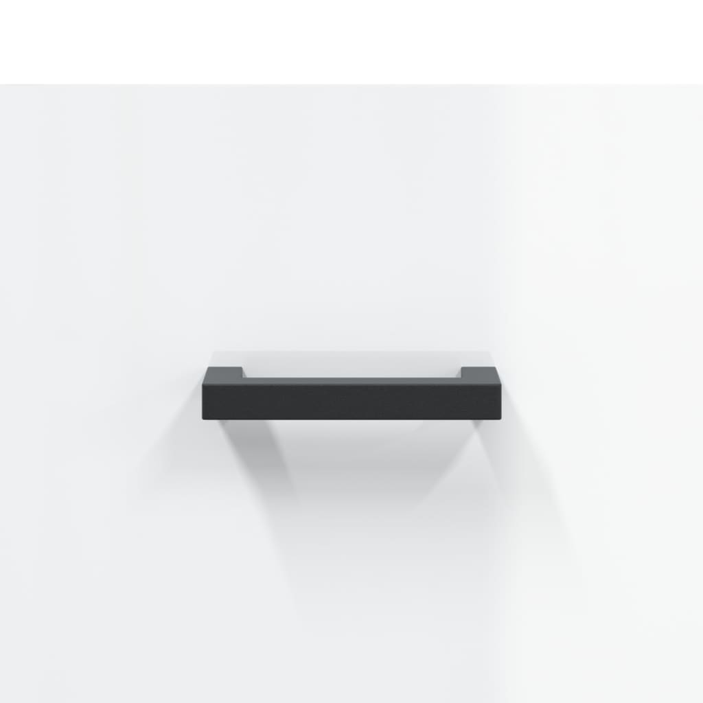 Schuhschrank Hochglanz-Weiß 60x35x105 cm Holzwerkstoff