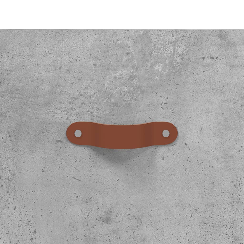 Schuhschrank Betongrau 30x35x105 cm Holzwerkstoff