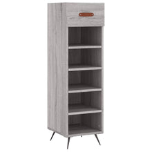 Schuhschrank Grau Sonoma 30x35x105 cm Holzwerkstoff