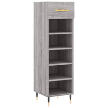 Schuhschrank Grau Sonoma 30x35x105 cm Holzwerkstoff