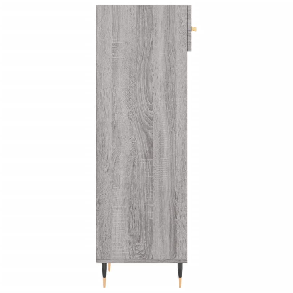 Schuhschrank Grau Sonoma 30x35x105 cm Holzwerkstoff