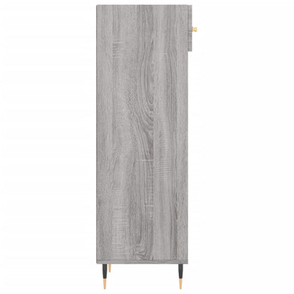 Schuhschrank Grau Sonoma 30x35x105 cm Holzwerkstoff