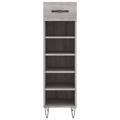 Schuhschrank Grau Sonoma 30x35x105 cm Holzwerkstoff