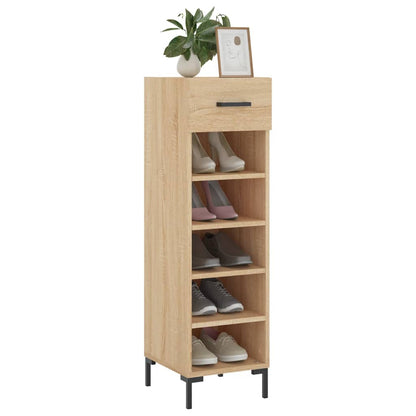 Schuhschrank Sonoma-Eiche 30x35x105 cm Holzwerkstoff