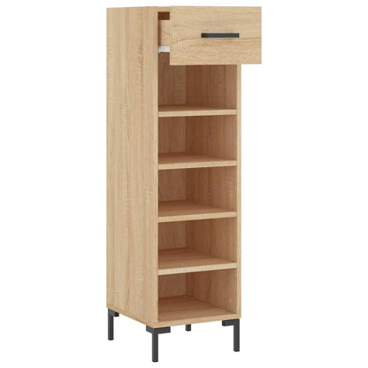 Schuhschrank Sonoma-Eiche 30x35x105 cm Holzwerkstoff