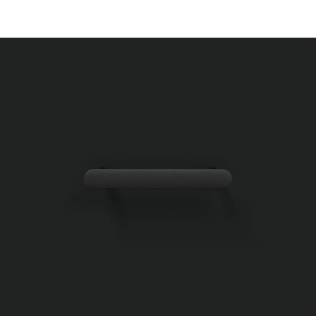 Schuhschrank Schwarz 30x35x105 cm Holzwerkstoff