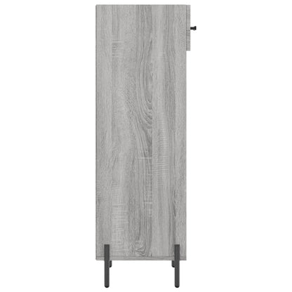 Schuhschrank Grau Sonoma 30x35x105 cm Holzwerkstoff