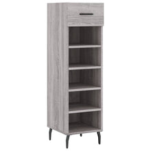 Schuhschrank Grau Sonoma 30x35x105 cm Holzwerkstoff