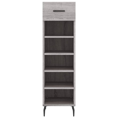 Schuhschrank Grau Sonoma 30x35x105 cm Holzwerkstoff