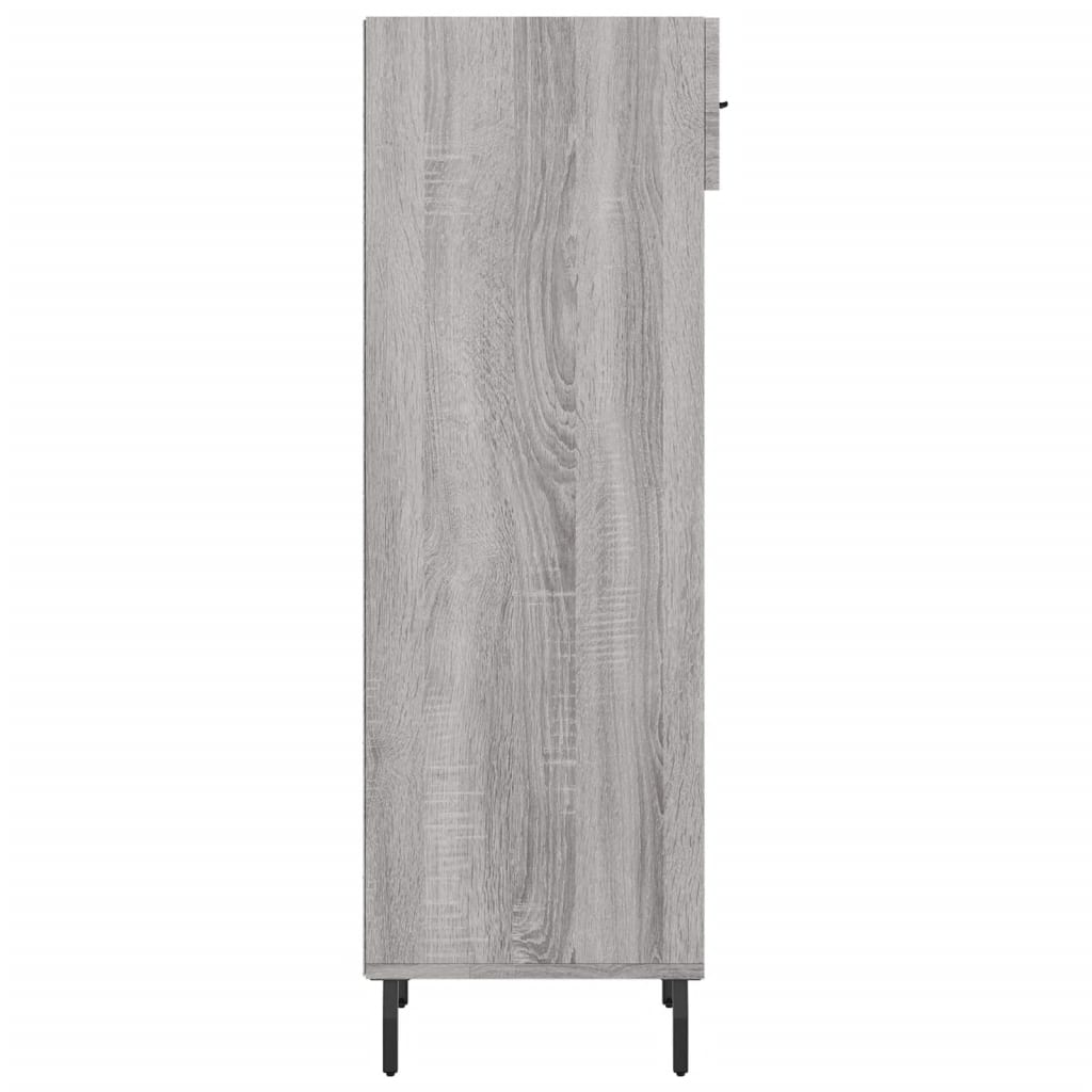 Schuhschrank Grau Sonoma 30x35x105 cm Holzwerkstoff