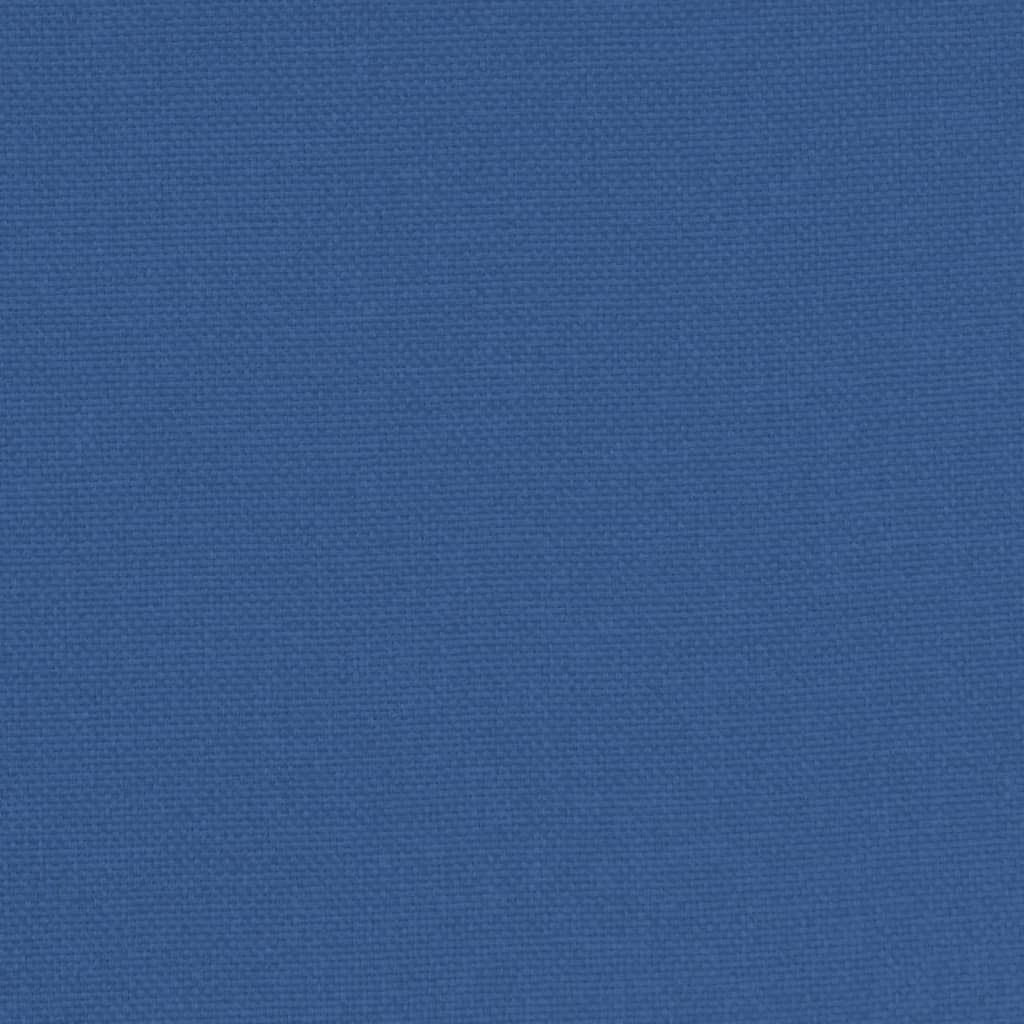 Clubsessel mit Fußhocker Blau Stoff