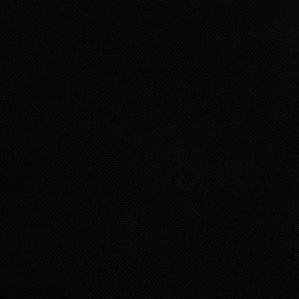 Clubsessel mit Fußhocker Schwarz Stoff