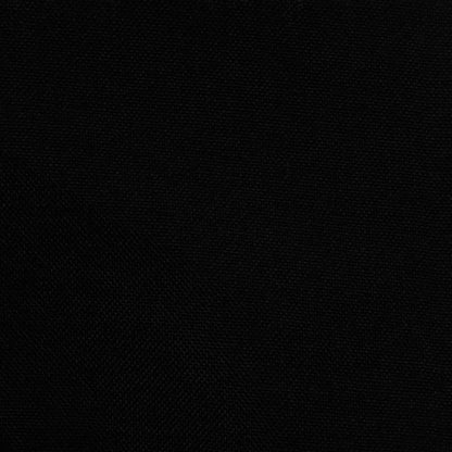 Clubsessel mit Fußhocker Schwarz Stoff