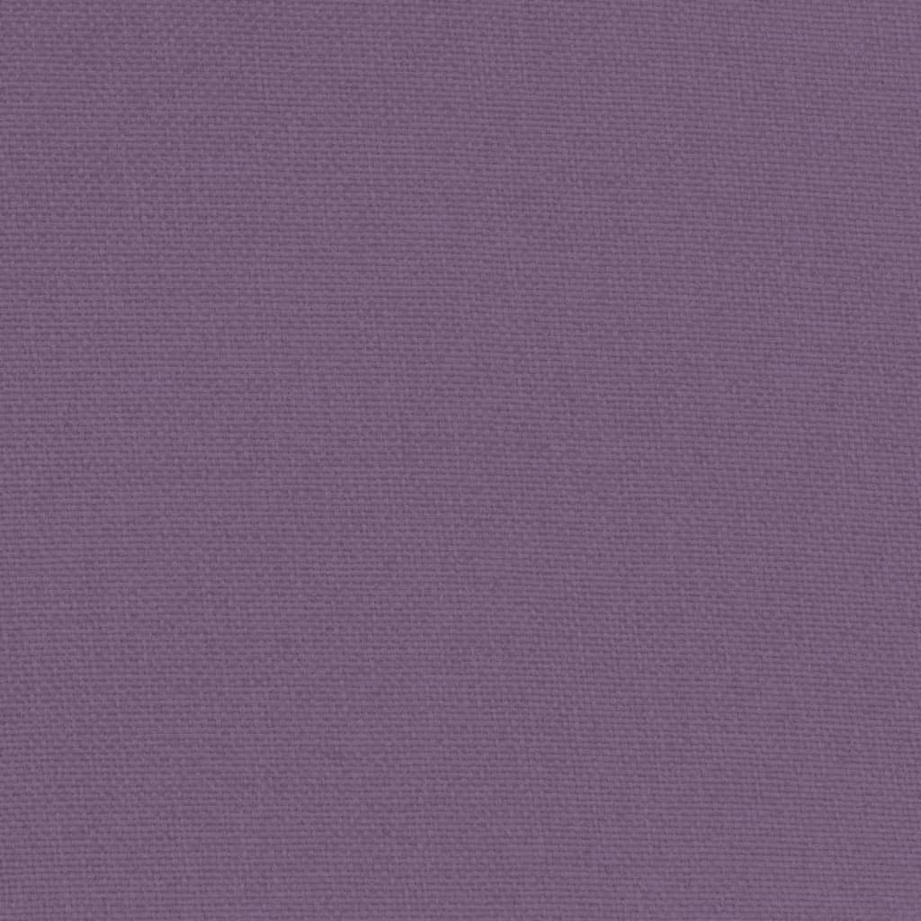 Clubsessel mit Fußhocker Lila Stoff