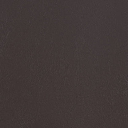 Clubsessel mit Fußhocker Braun Kunstleder