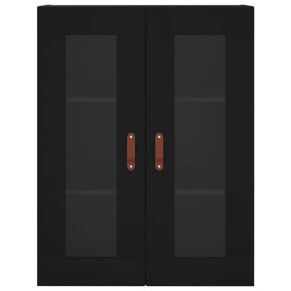 Wandschrank Schwarz 69,5x34x90 cm