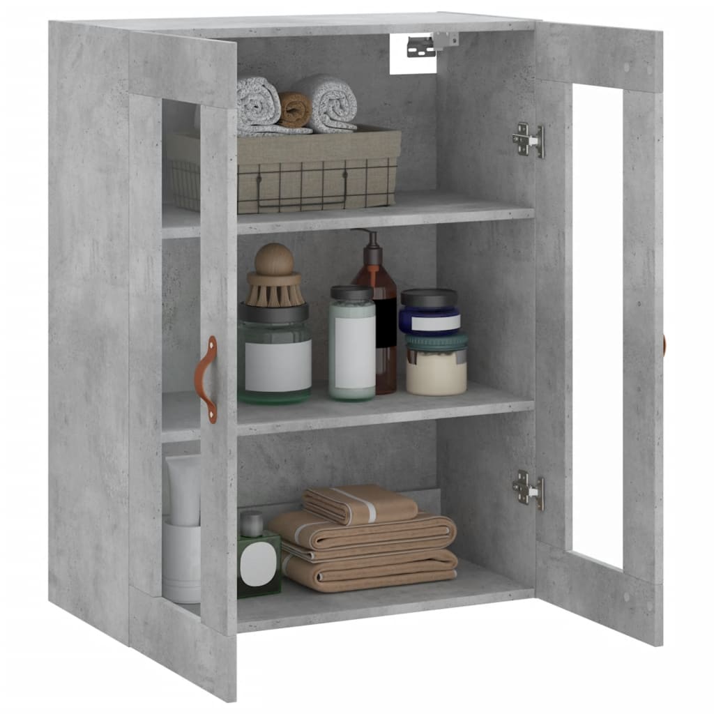 Wandschrank Betongrau 69,5x34x90 cm