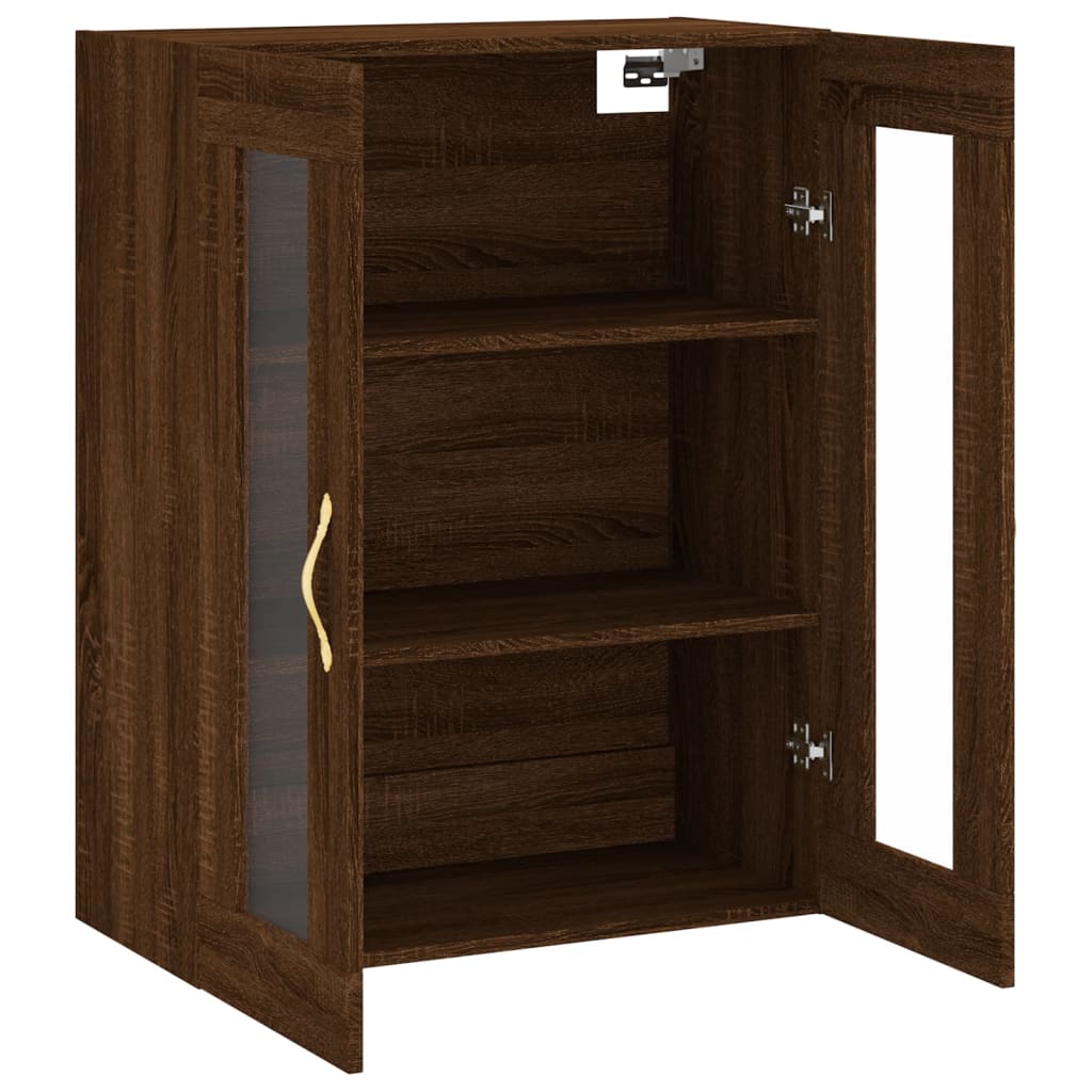Wandschrank Braun Eichen-Optik 69,5x34x90 cm