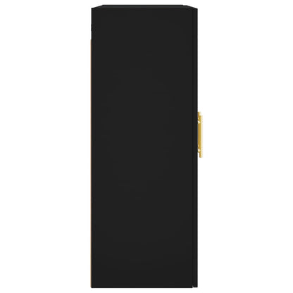 Wandschrank Schwarz 69,5x34x90 cm