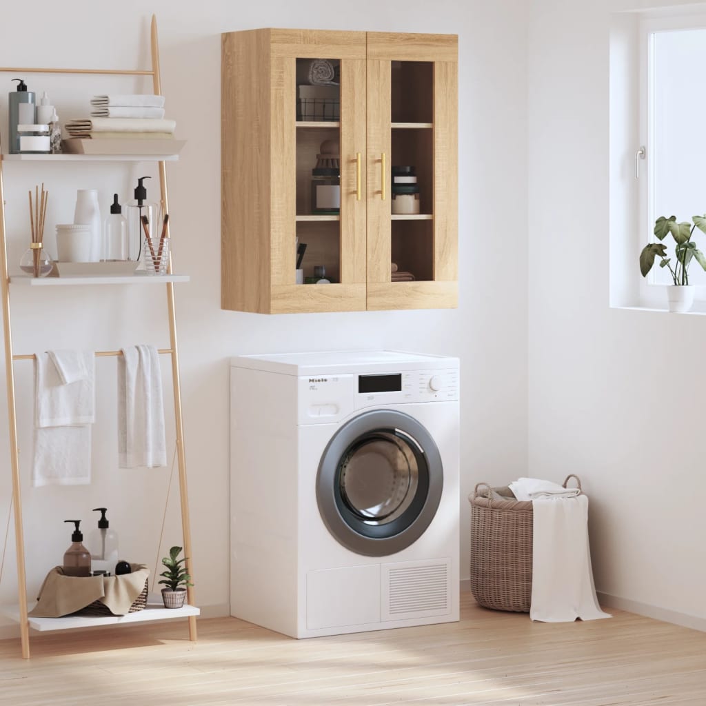 Wandschrank Sonoma-Eiche 69,5x34x90 cm