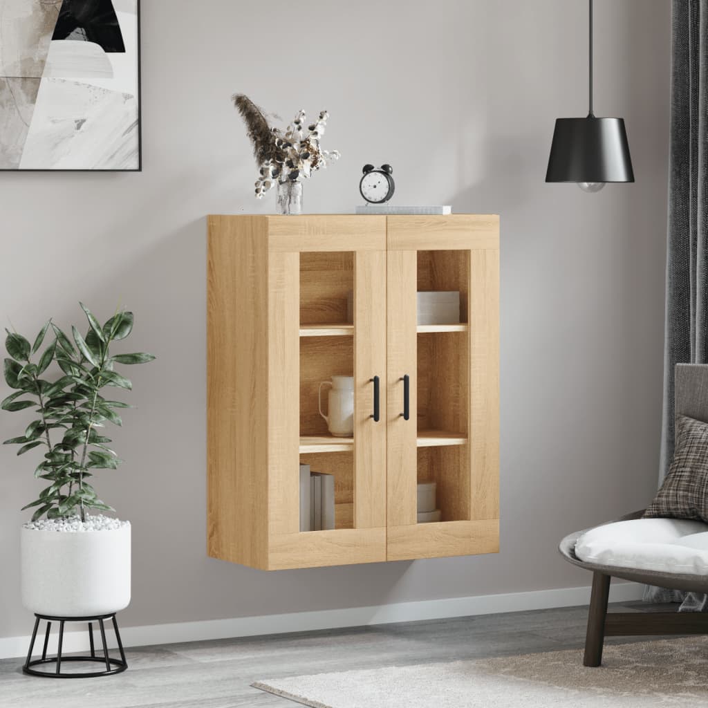 Wandschrank Sonoma-Eiche 69,5x34x90 cm