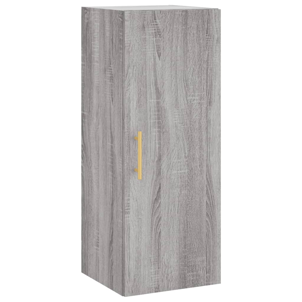 Wandschrank Grau Sonoma 34,5x34x90 cm