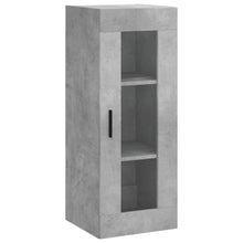 Wandschrank Betongrau 34,5x34x90 cm