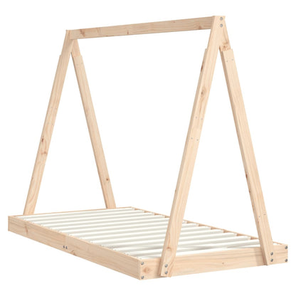 Kinderbett 80x160 cm Massivholz Kiefer