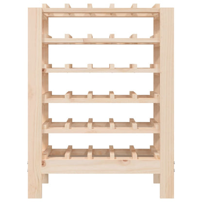 Weinregal 61,5x30x82 cm Massivholz Kiefer