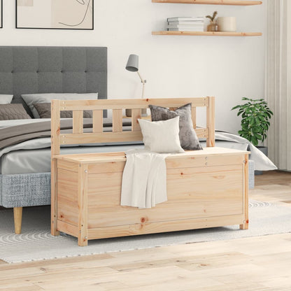 Sitzbank 110x41x76,5 cm Massivholz Kiefer