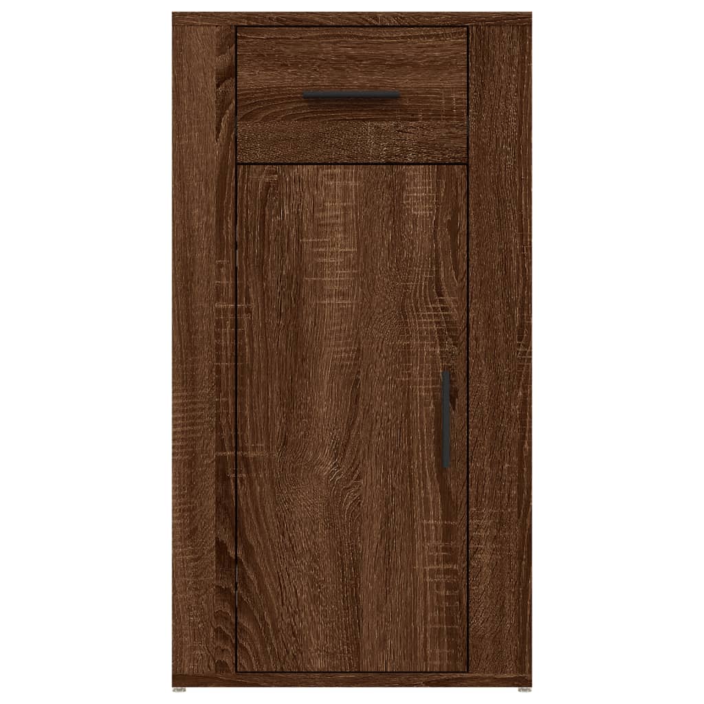 Büroschrank Braun Eichen-Optik 40x49x75 cm Holzwerkstoff