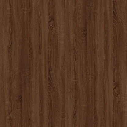 Büroschrank Braun Eichen-Optik 40x49x75 cm Holzwerkstoff