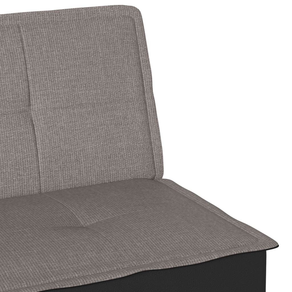 Schlafsofa Taupe Stoff