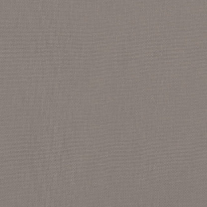 Fußhocker Taupe 51x41x40 cm Stoff