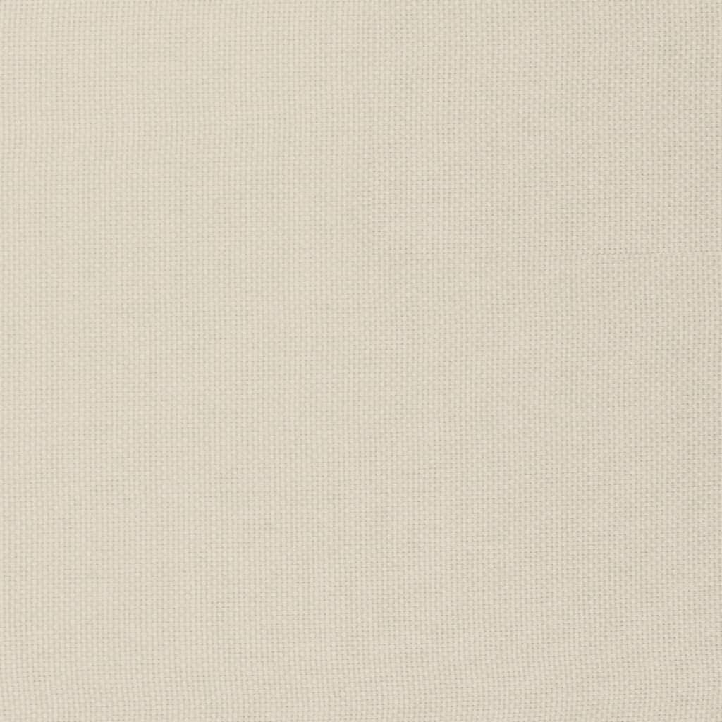 Schaukelstuhl Creme Stoff