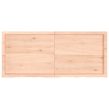 Wandregal 140x60x(2-4) cm Massivholz Eiche Unbehandelt