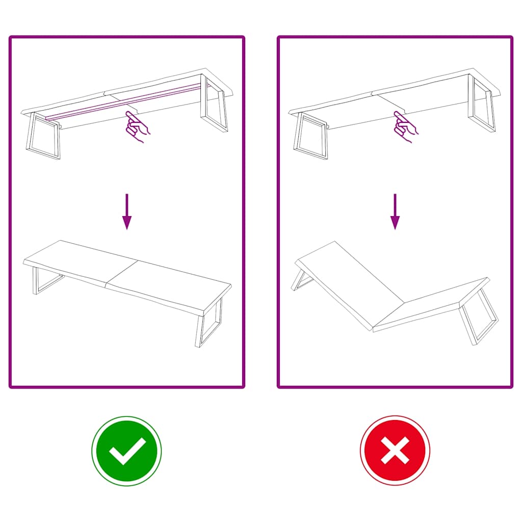 Wandregal Dunkelbraun 200x50x(2-6)cm Massivholz Eiche Behandelt