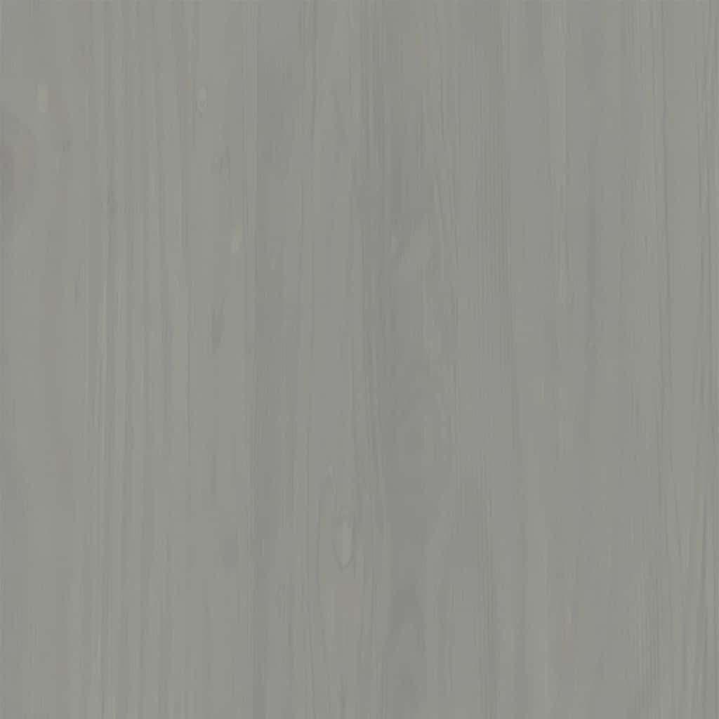 Kleiderschrank VIGO Grau 90x55x170 cm Massivholz Kiefer